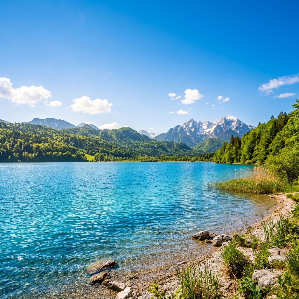 Starnberger See – ruhige Naturlandschaft als Symbolbild für die Praxis in Bernried